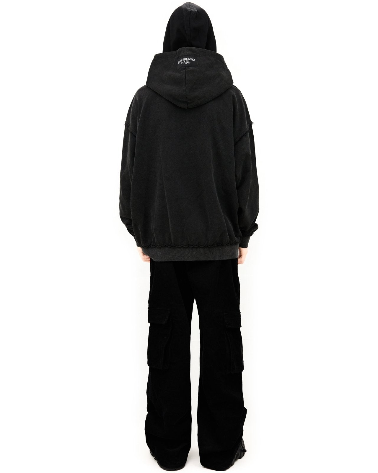 REGULAR DOUBLE LAYER HOODIE - Differently Made