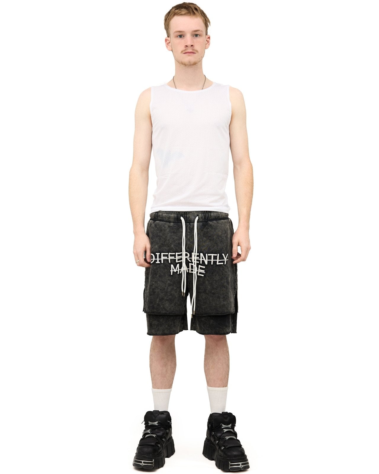 REGULAR DOUBLE LAYER SHORTS - Differently Made