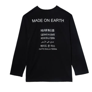 MADE ON EARTH LONG-SLEEVE SHIRT - Differently Made